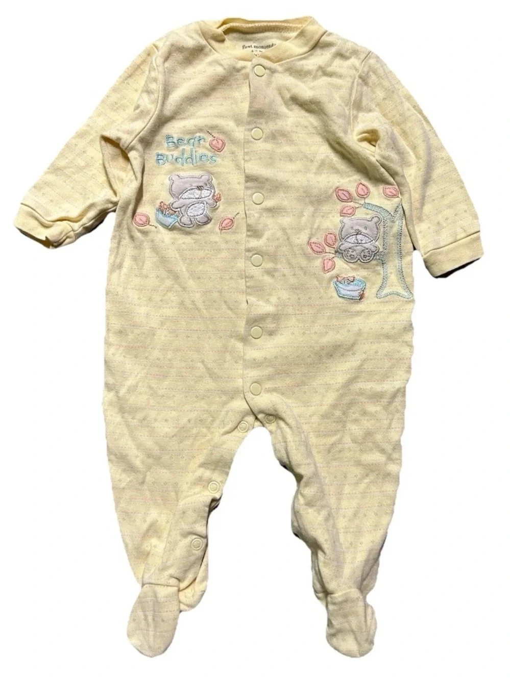 Baby Girl Clothing Pink Yellow Little Sister Pigs Chicken Floral Size 6-9 Months